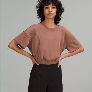 LULULEMON SOFTSTREME GATHERED TSHIRT SIZE 6